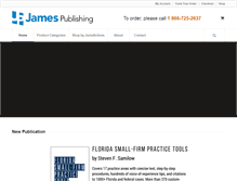 Tablet Screenshot of jamespublishing.com